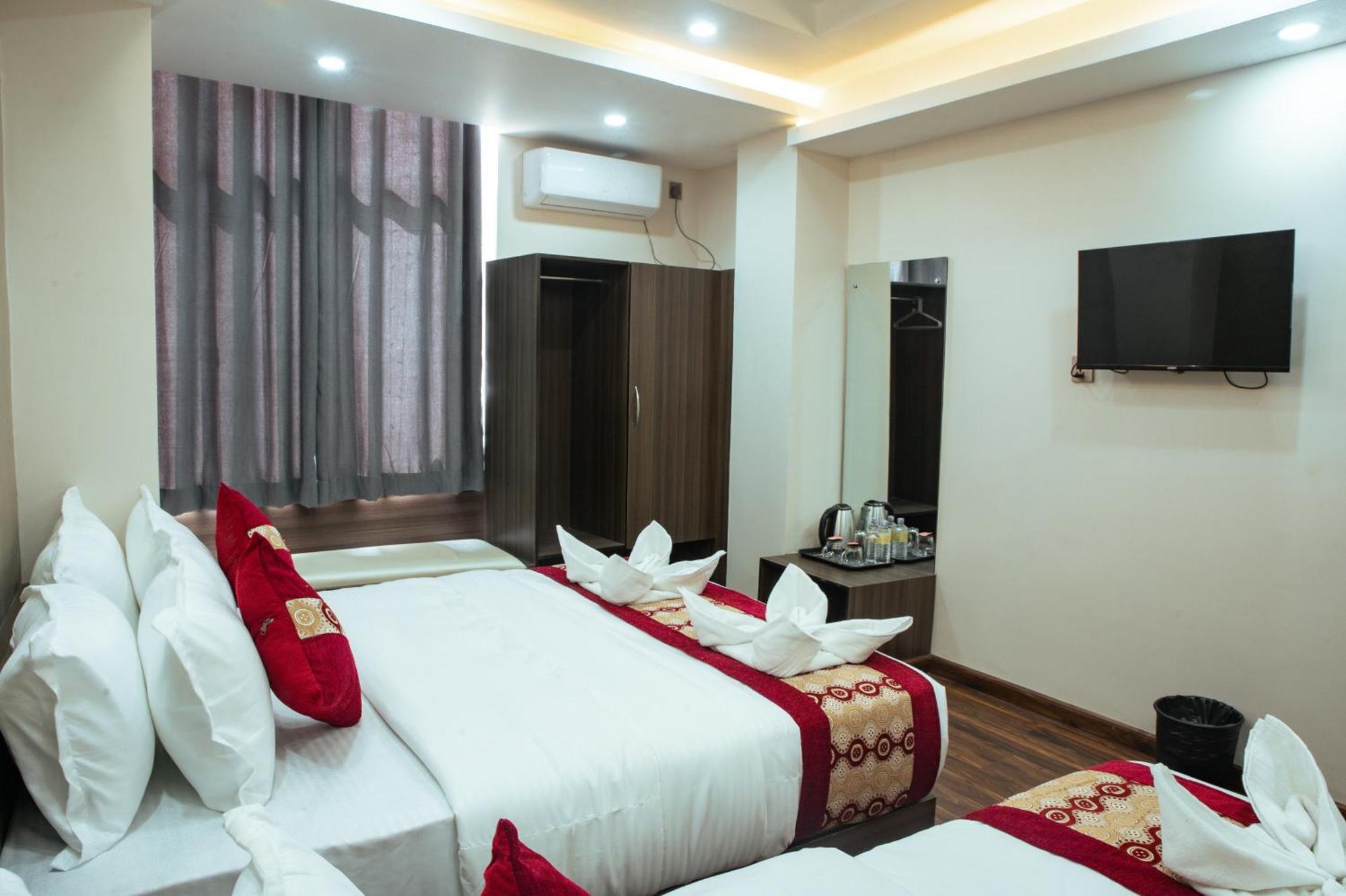 Kusum Airport Hotel Katmandu Kültér fotó